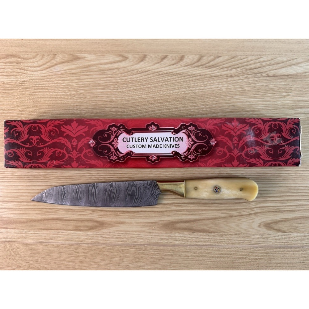Cutlery Salvation Damascus Style Chef Knife 11.5" Full Tang